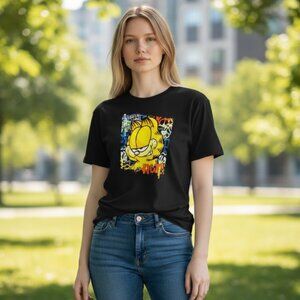 NWOT Carfield I Think Not Graphic Tee M